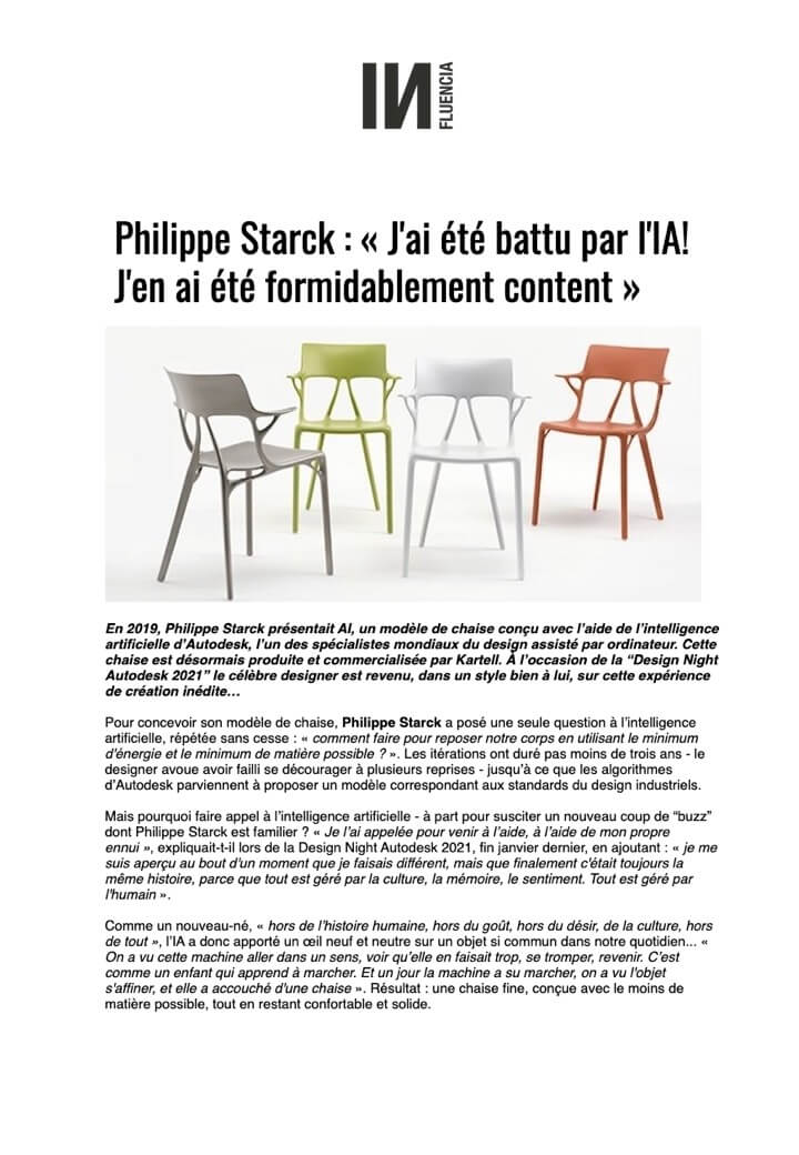 INFLUENCIA - Kartell