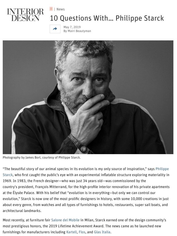 Interior Design - Interview Starck