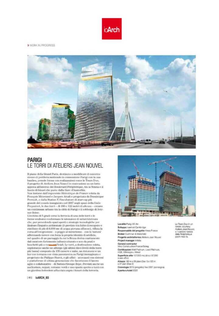 IO ARCH - TOURS DUO