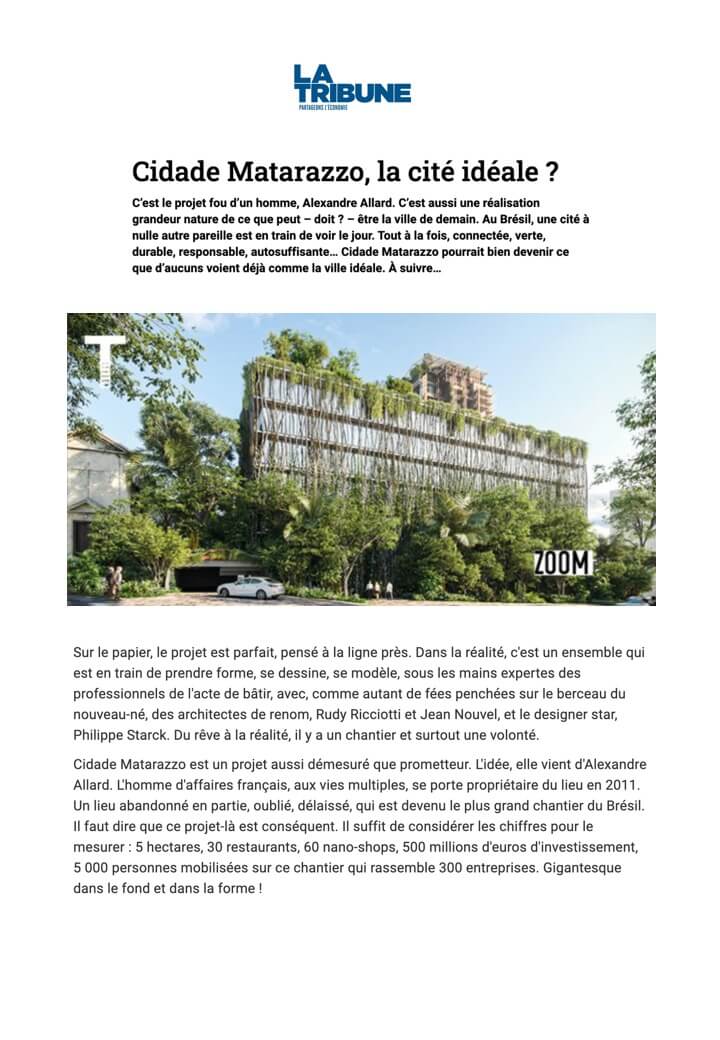 LA TRIBUNE - CIDADE MATARAZZO
