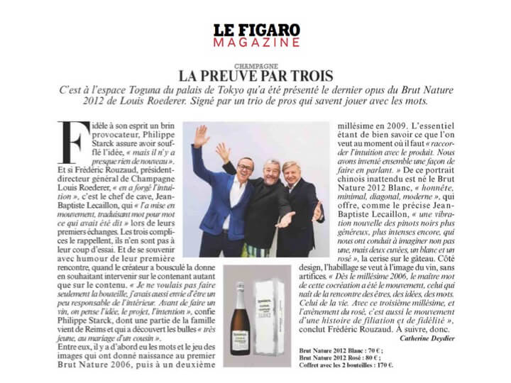 LE FIGARO MAGAZINE - Roederer