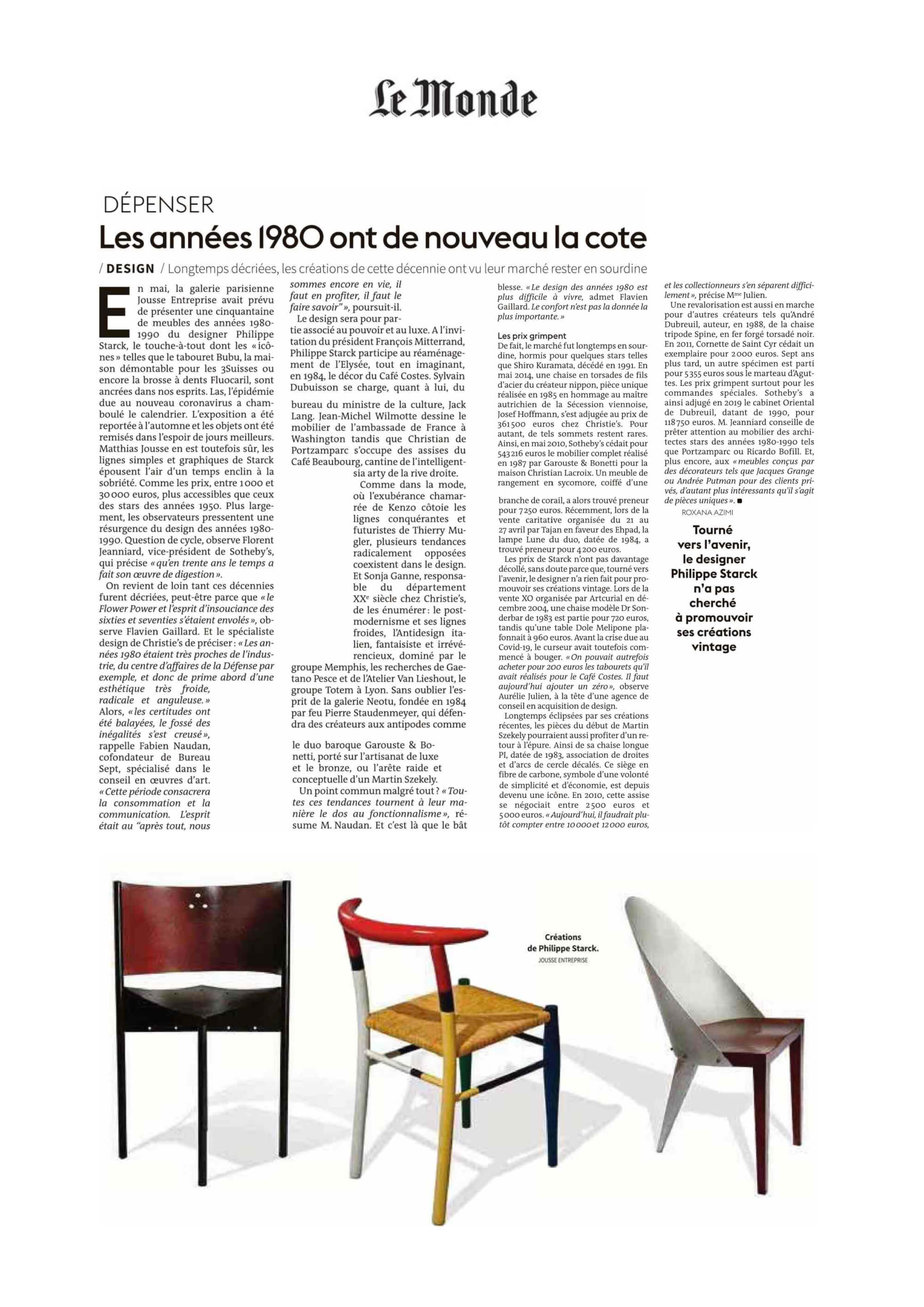 LE MONDE - Starck