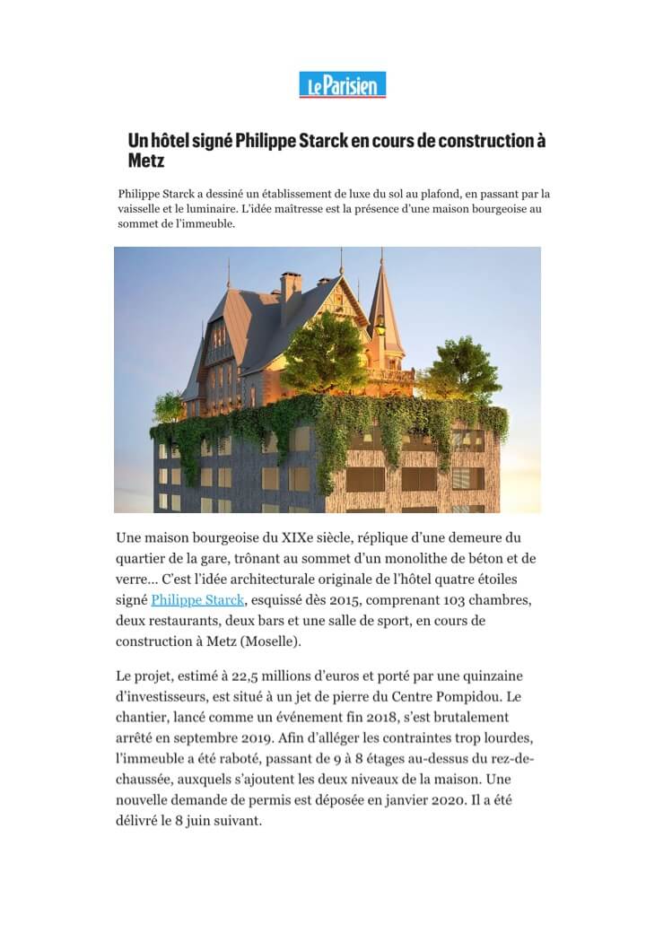 LE PARISIEN - MAISON HELER