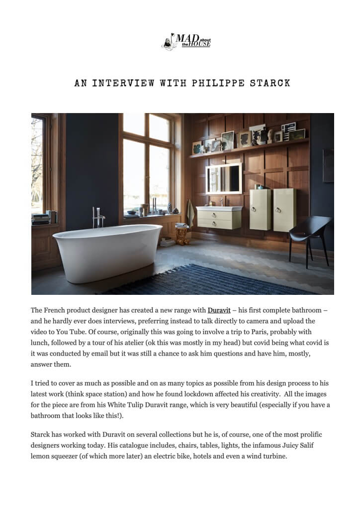 MAD ABOUT THE HOUSE - DURAVIT