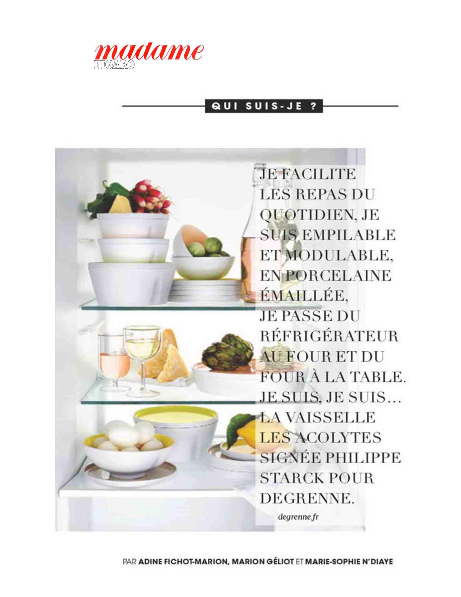 MADAME FIGARO - Degrenne