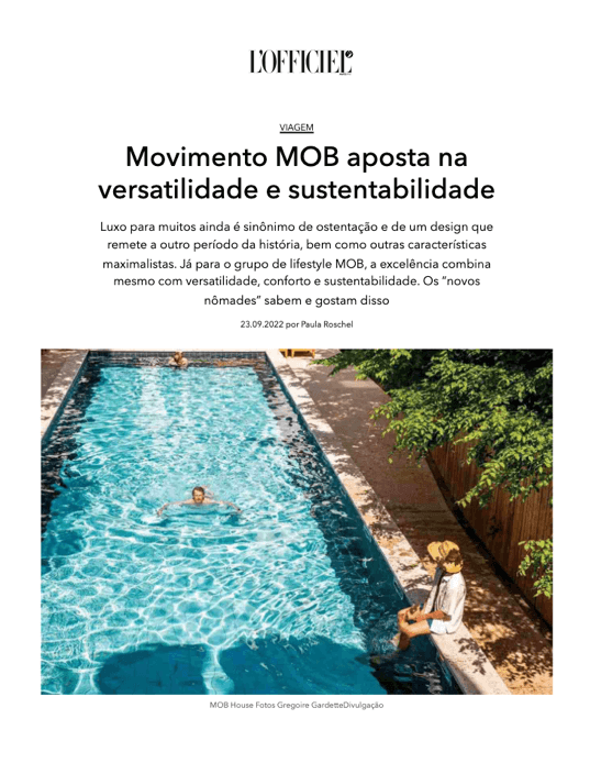 MOB Movement mise sur la polyvalence et la durabilité