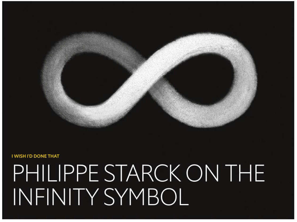 Philippe Starck et le symbole de l'infini
