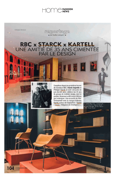 RBC x Starck x Kartell une amitié de 35 ans cimentée par le design