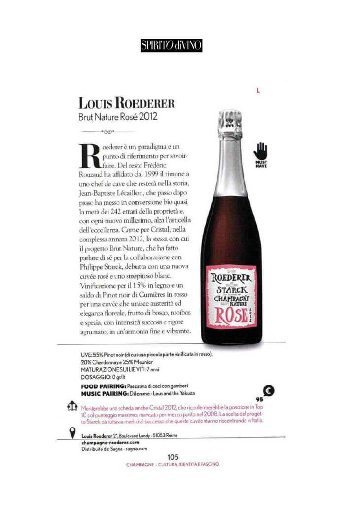 SPIRITO DI VINO - Roederer