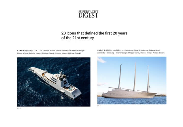 SUPERYACHTS DIGETS - S & M Yacht A