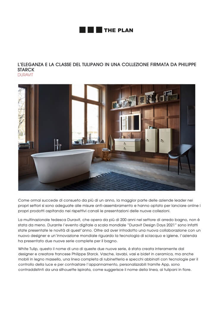 THE PLAN - DURAVIT