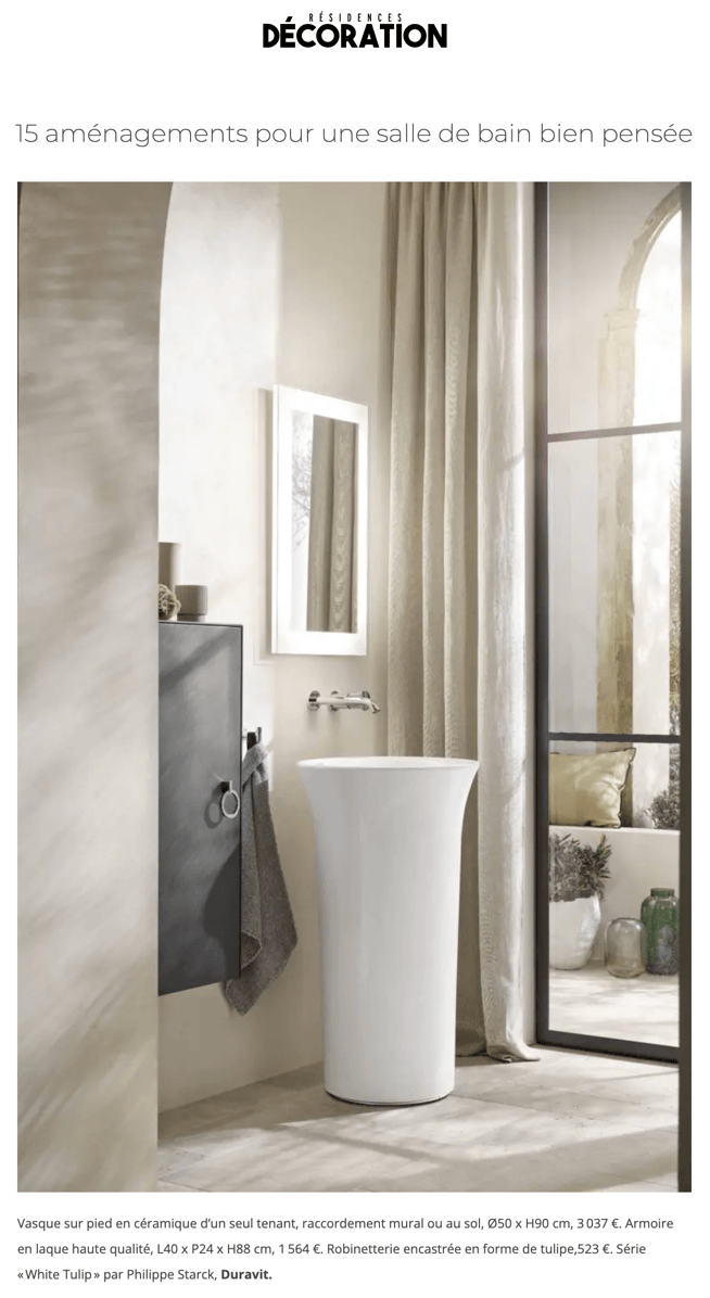 15 aménagements pour une salle de bain bien pensée