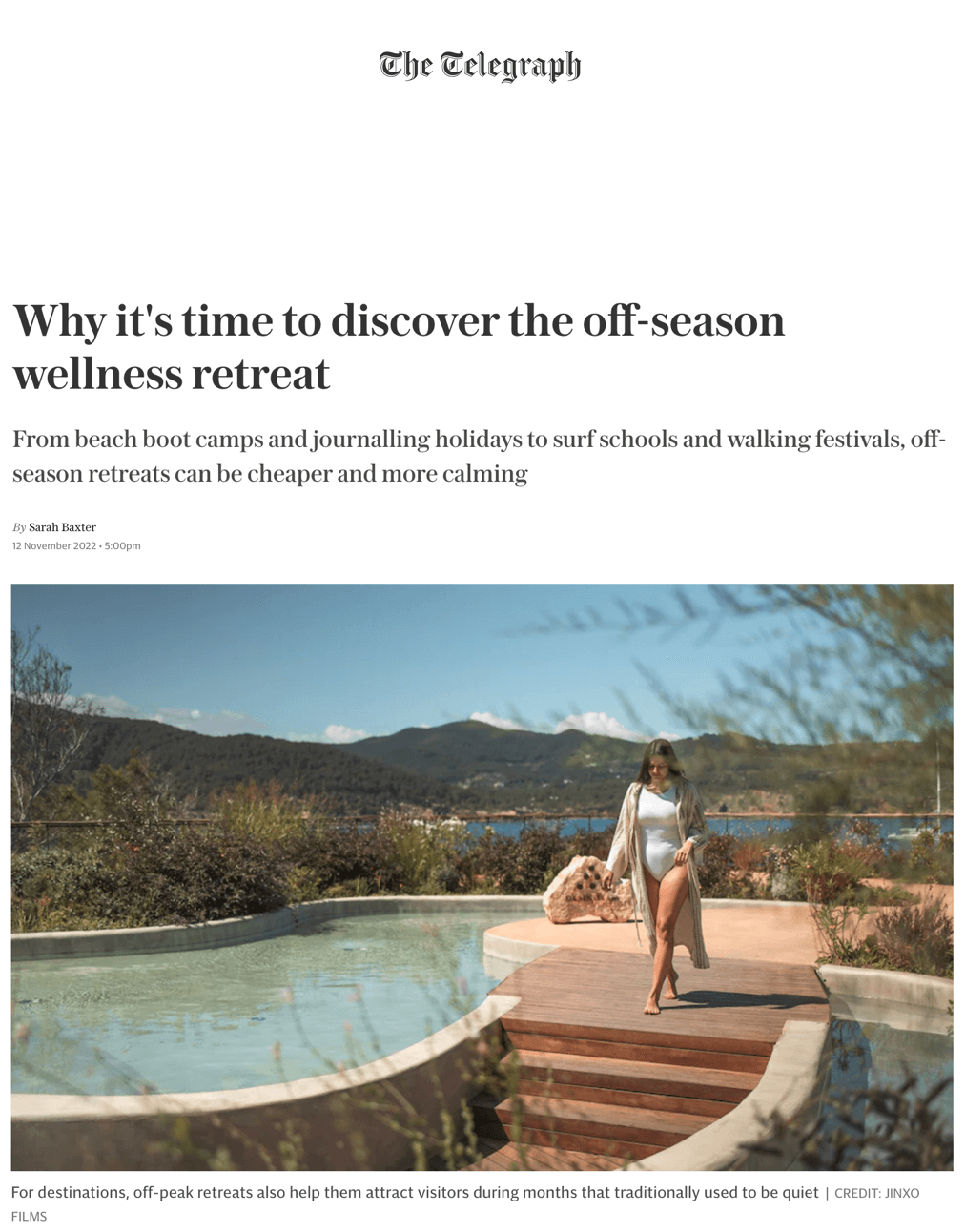 Why it's time to discover the off-season wellness retreat